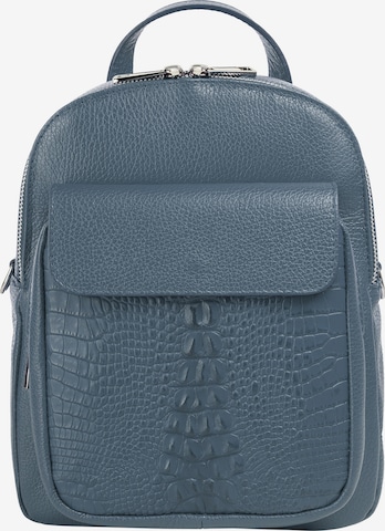 Sac à dos Cluty en bleu : devant