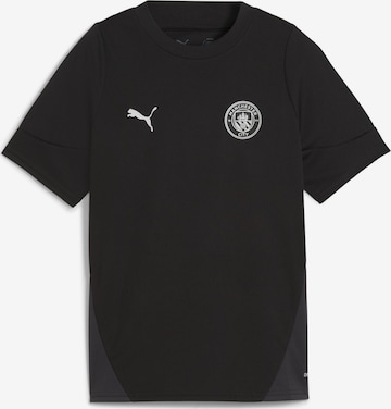 T-Shirt fonctionnel 'Manchester City' PUMA en noir : devant