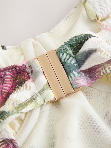 Next Balkonetové Jednodielne plavky - Béžová