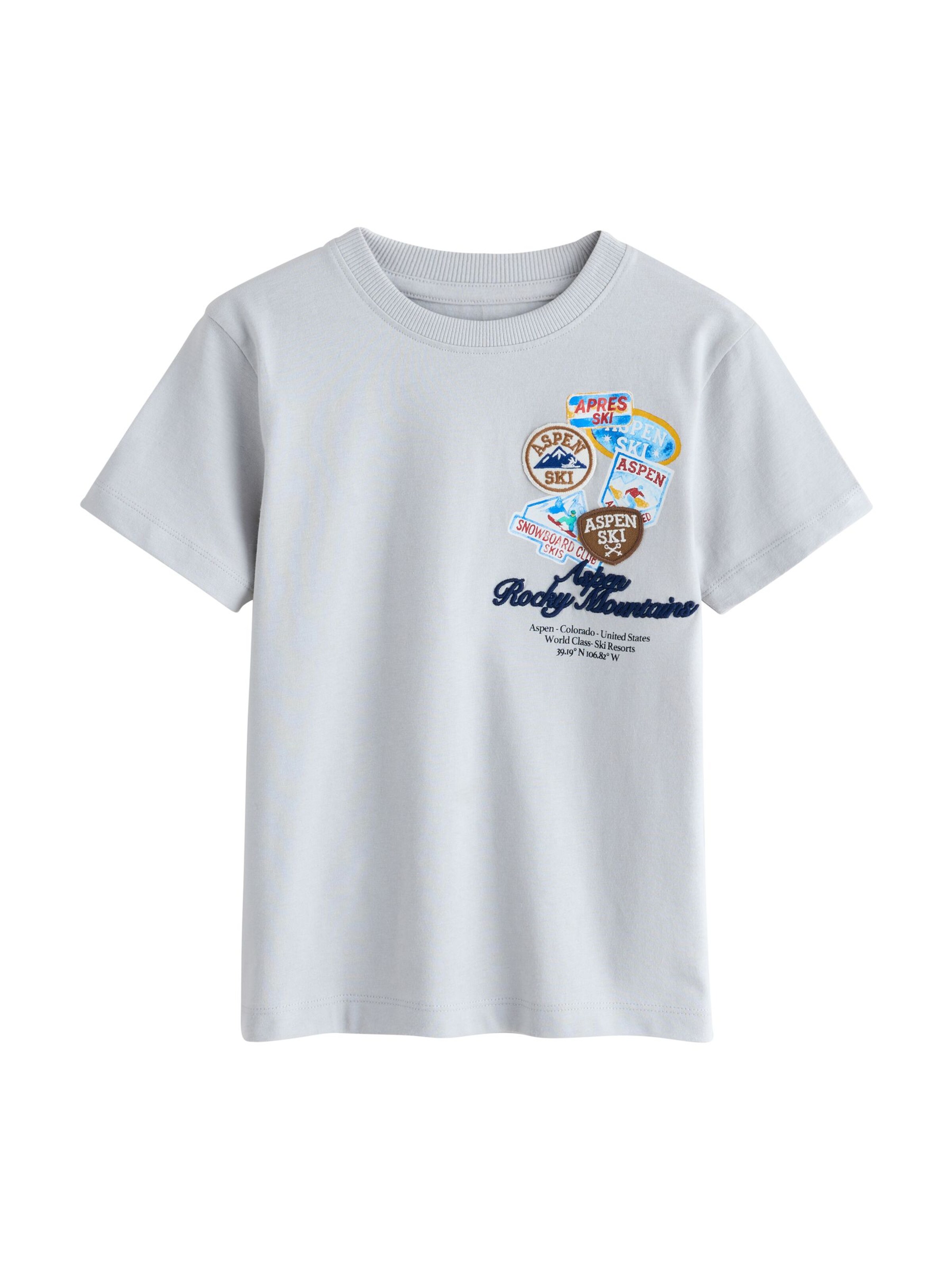 Next - Camiseta en azul: frente