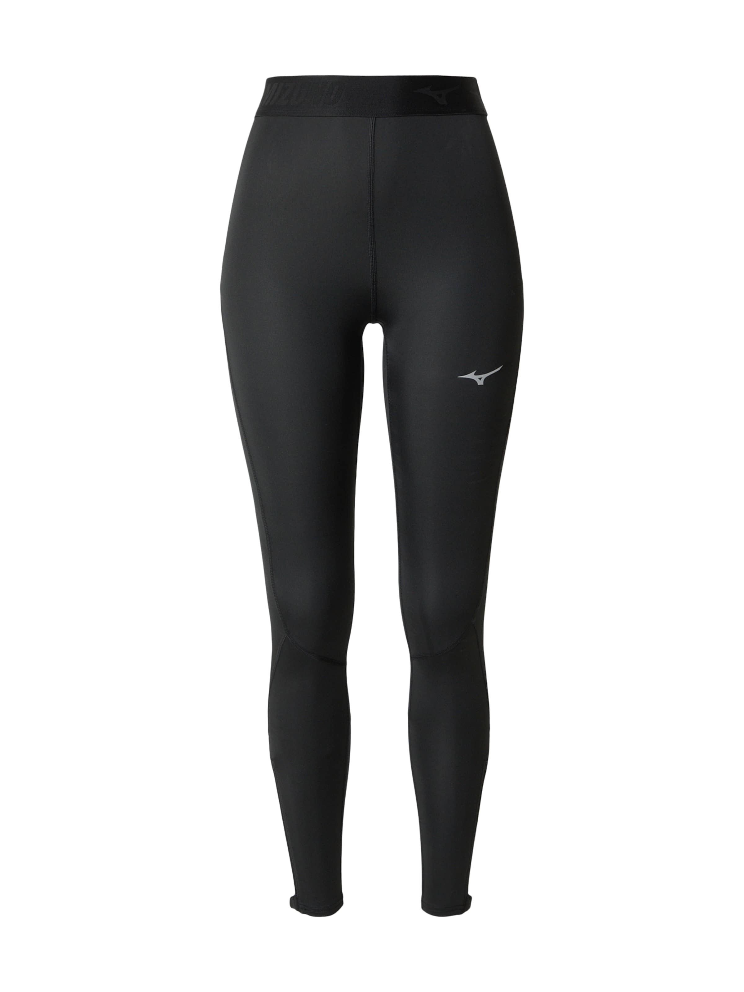 Skinny Pantaloni sport 'Core Impulse' de la MIZUNO pe negru: față