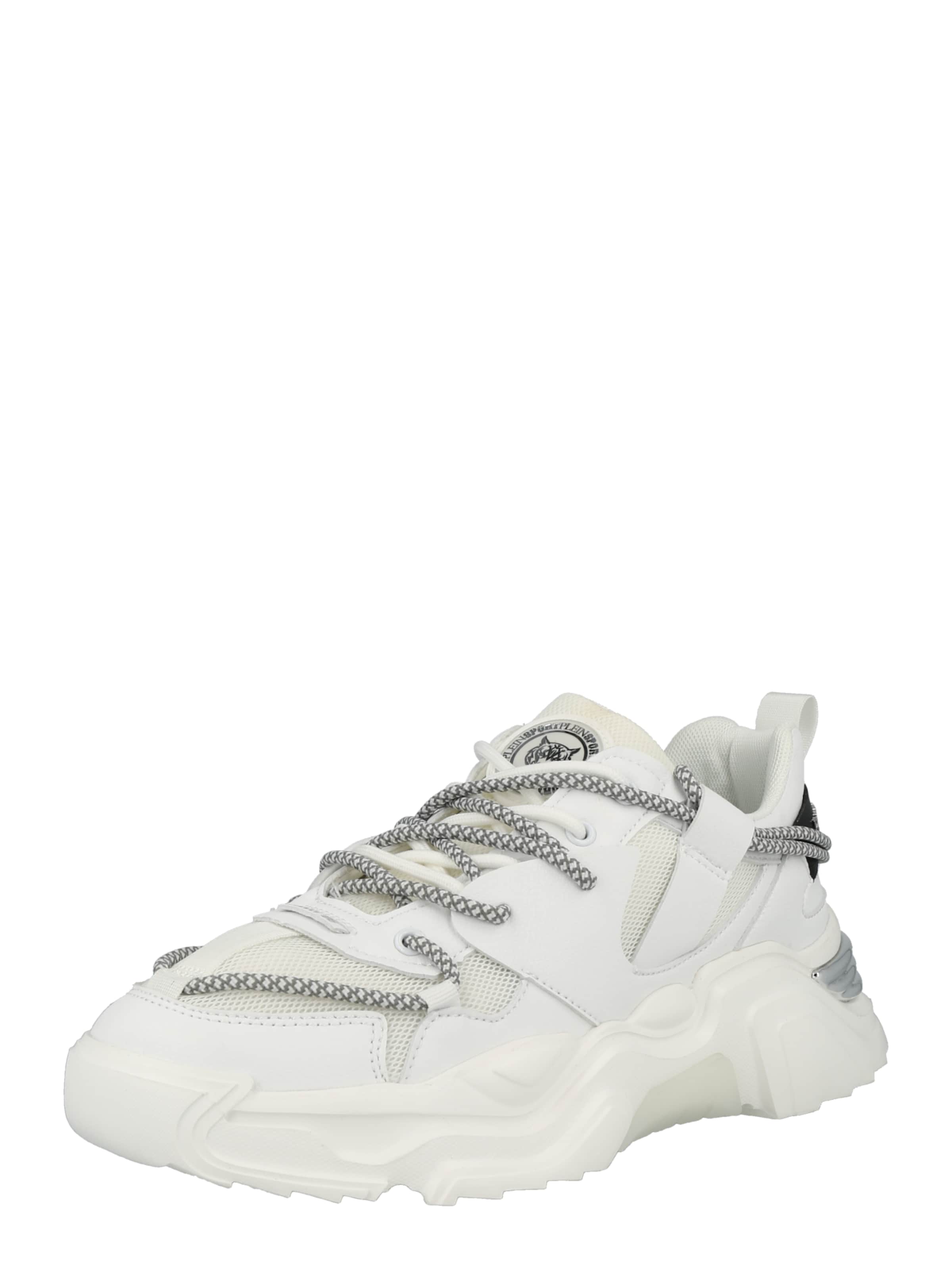 Plein Sport - Zapatillas deportivas bajas en blanco: frente