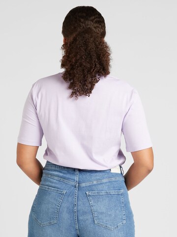 Calvin Klein Jeans Curve Regularen Majica | vijolična barva