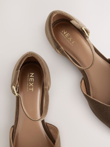 Next - Zapatos abiertos en verde