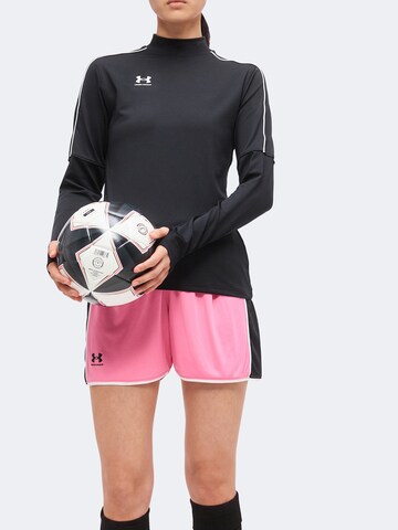 UNDER ARMOUR Обычный Спортивные штаны 'Challenger' в Ярко-розовый