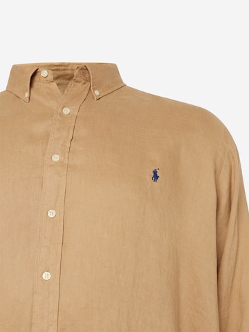 Polo Ralph Lauren Big & Tall Regular fit Button Up Shirt in Beige