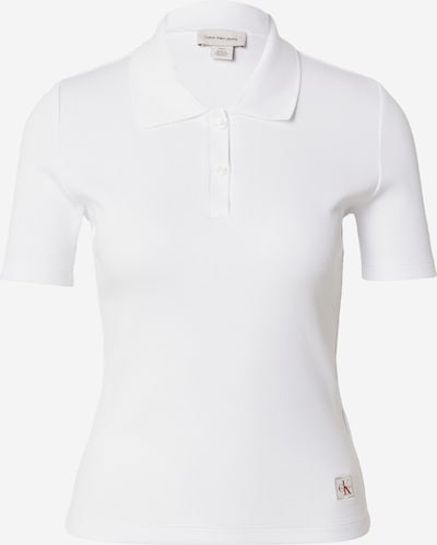 Marškinėliai iš Calvin Klein Jeans, spalva – balta, Prekių apžvalga