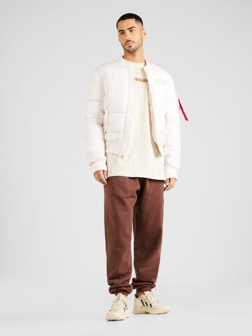 Veste mi-saison 'MA-1' ALPHA INDUSTRIES en blanc