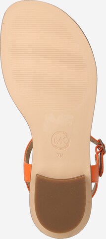 MICHAEL Michael Kors T-Bar Sandals 'MALLORY' in Orange