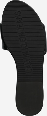 Calvin Klein Jeans Pantolette in Schwarz