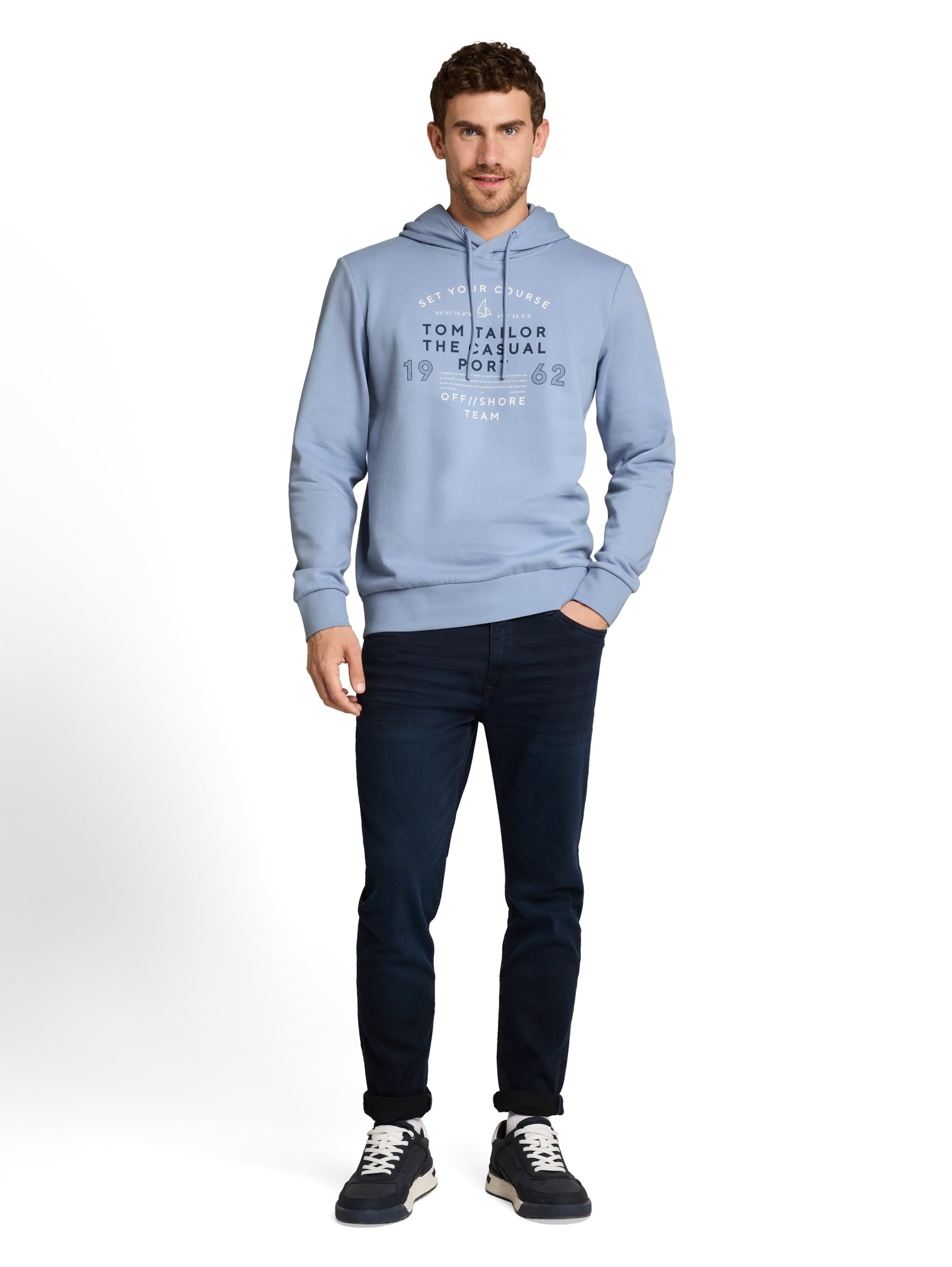 TOM TAILOR Sweatshirt in Blue