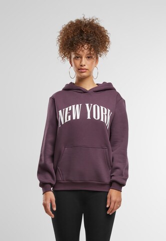 Miss Tee Sweatshirt 'New York' i lilla: forside