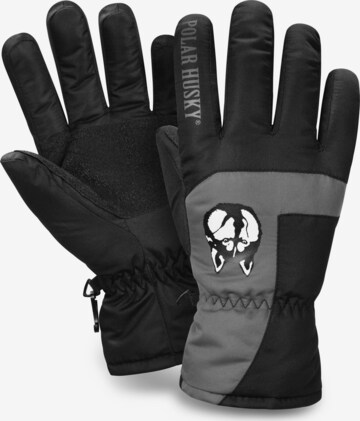 Gants de sport 'Jannu' Polar Husky en gris : devant