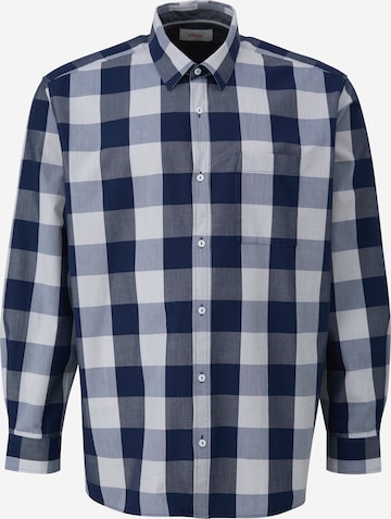 Coupe regular Chemise s.Oliver Red Label Big & Tall en bleu : devant