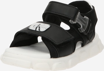 Calvin Klein JeansOtvorene cipele - crna boja: prednji dio