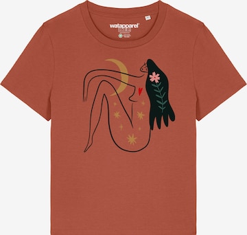 T-shirt 'Love and flex' Watapparel en rouge : devant