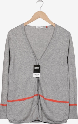 GERRY WEBER Strickjacke XXL in Grau: Vorderseite