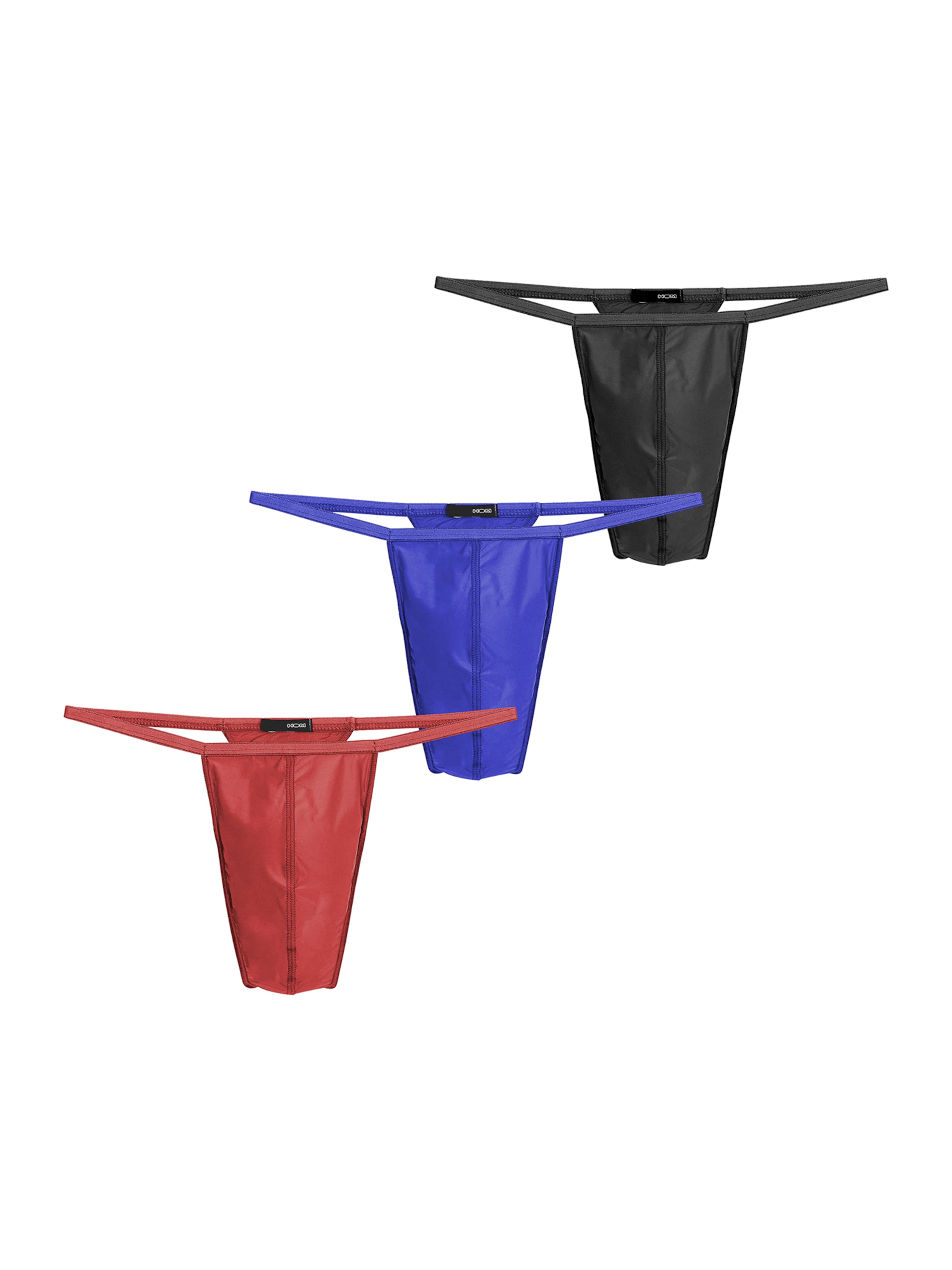 HOM G-String ' Plumes ' in Blau: Vorderseite