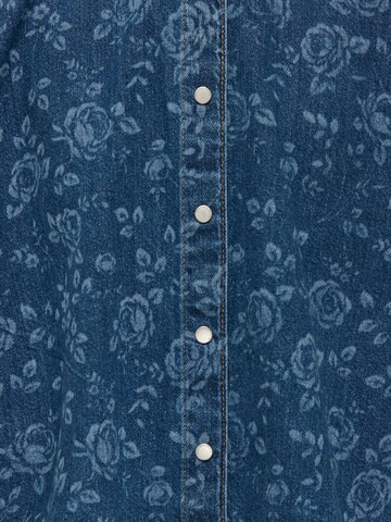 Fit confort Chemisier 'KOGGrace' ONLY GIRLS en bleu