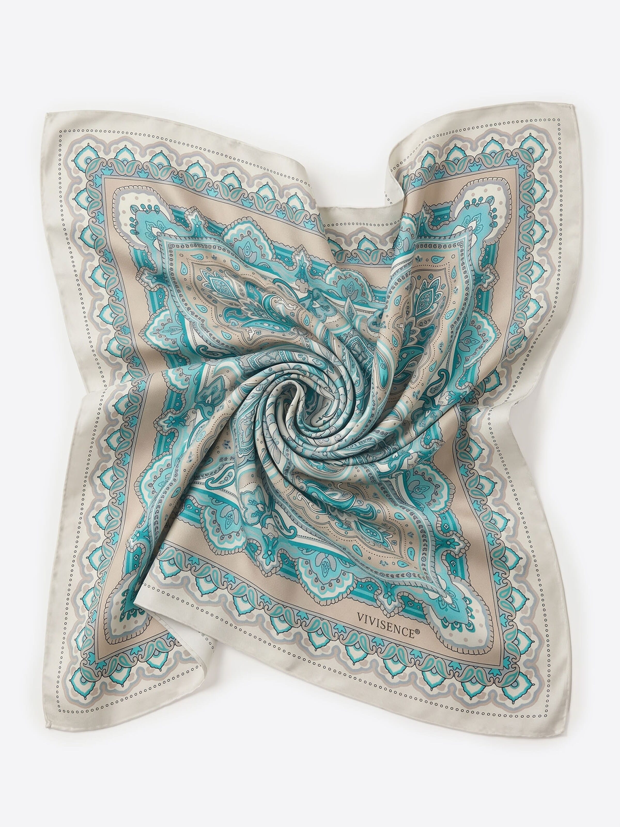Vivisence Shawl 'S90-001' in Beige