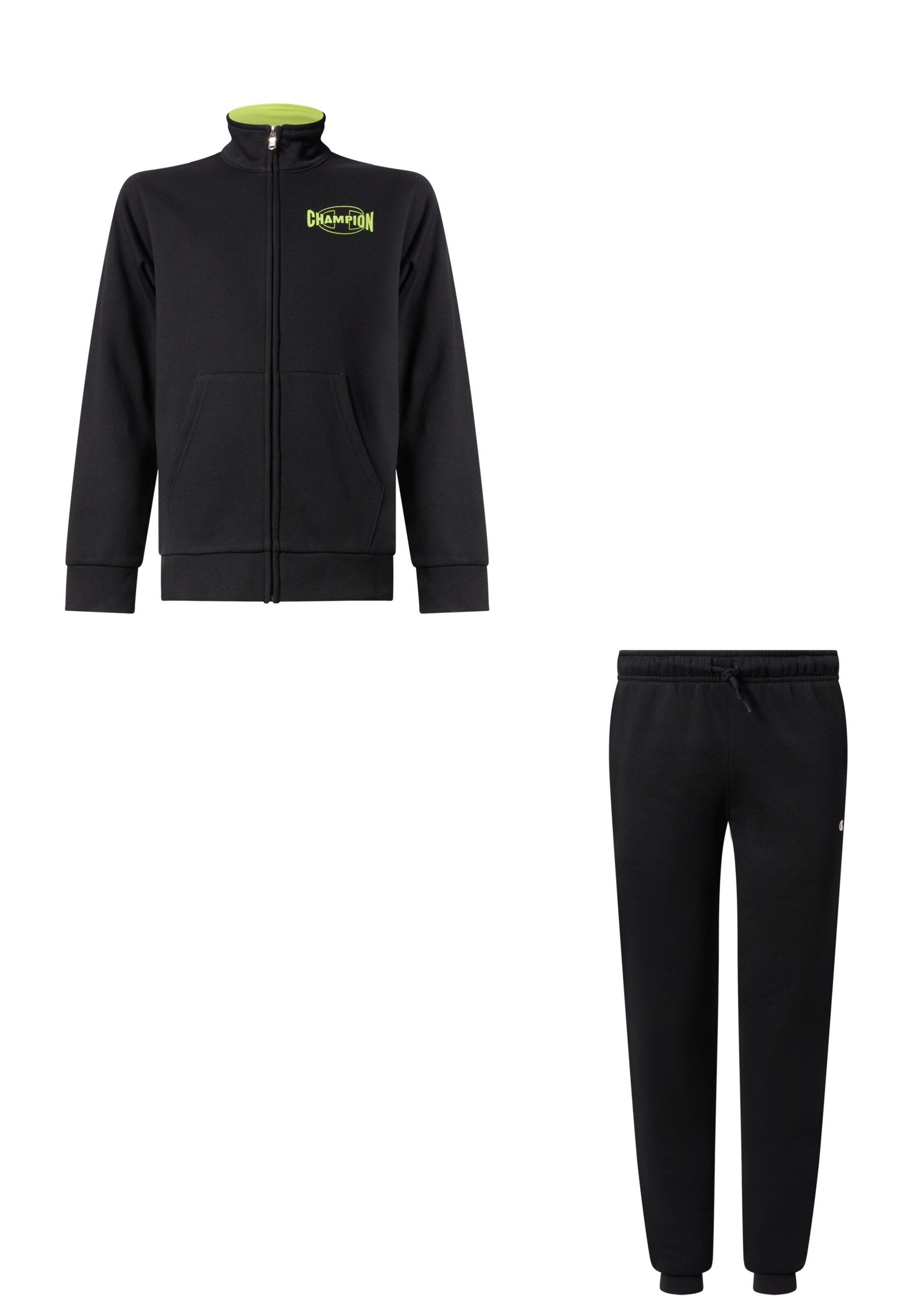 Champion - Ropa para correr en negro: frente