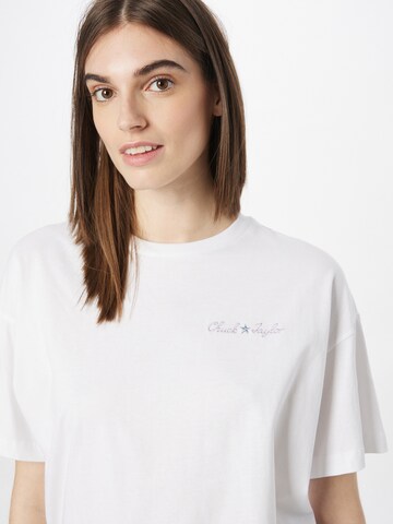 CONVERSE T-Shirt 'CHUCK TAYLOR' in Weiß