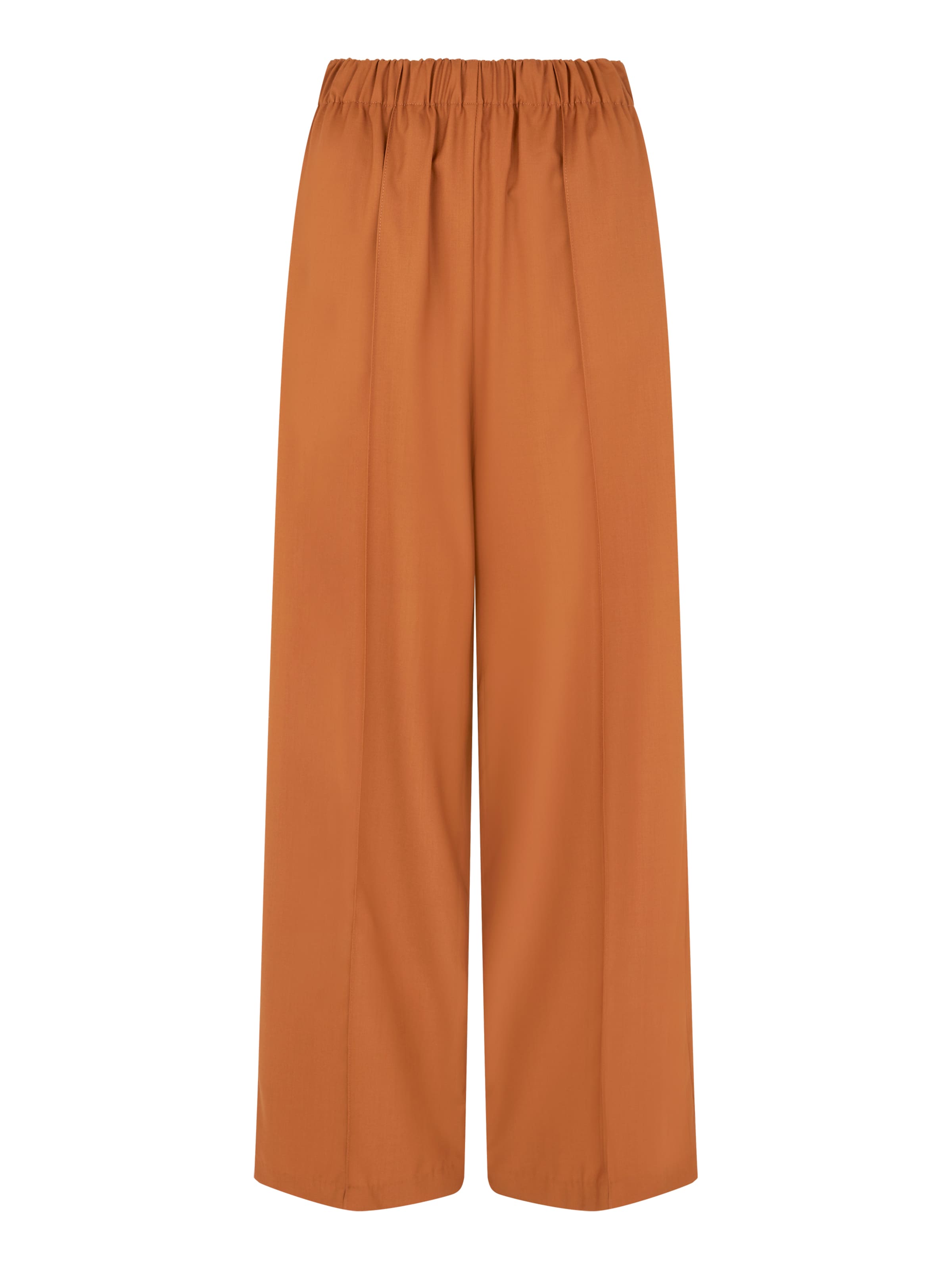 Wide leg Pantaloni 'Elga' de la Aligne pe maro: față