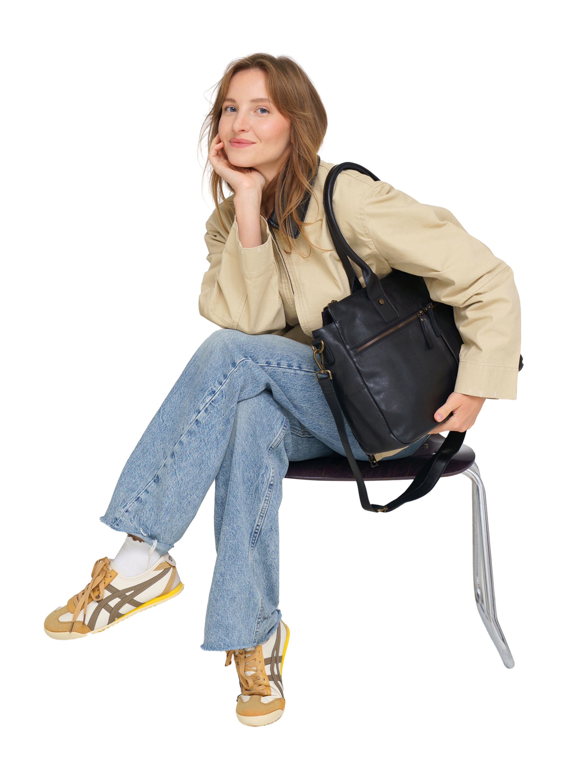 Bellicci Laptoptasche 'Greselle'‌‌‌‌‌ in Schwarz