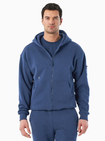 Organication Sweatjacke in Blau