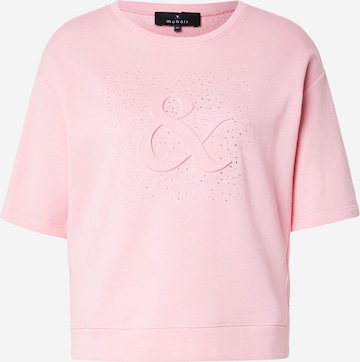 Bluză de molton de la monari pe roz: față