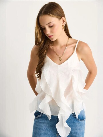 Chemisier Bianco Lucci en blanc