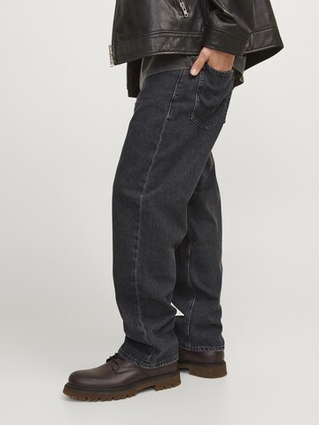 JACK & JONES Loose fit Jeans 'JJIEddie' in Black