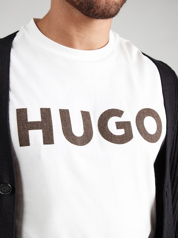 T-Shirt 'Dulivio' HUGO en blanc