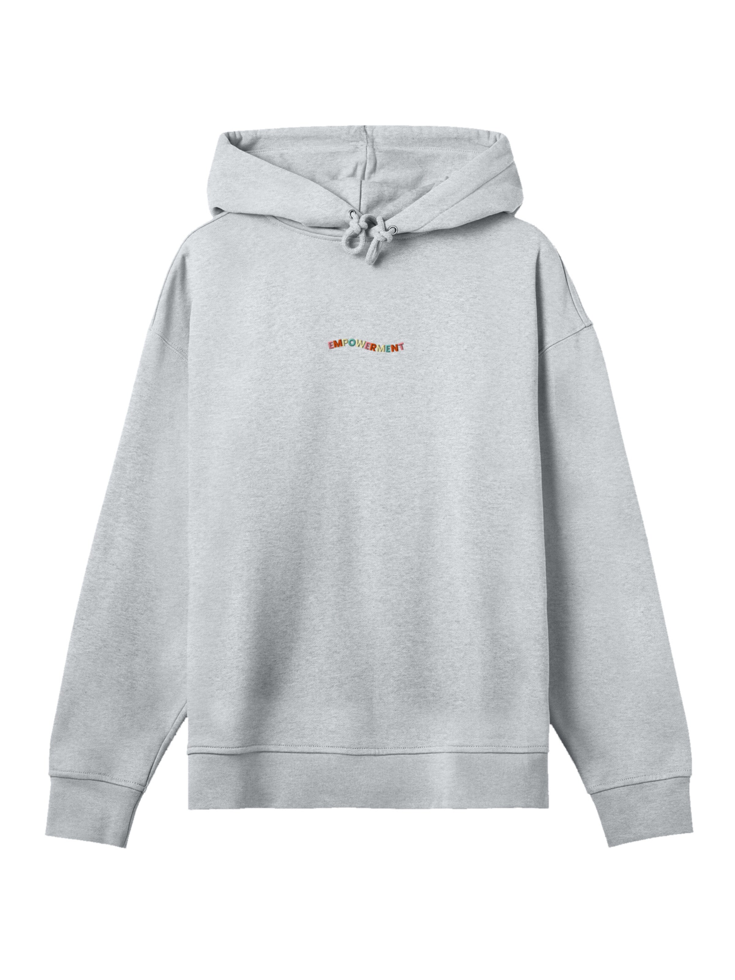 F4NT4STIC Sweatshirt 'Empowerment' in Grey: front