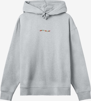 F4NT4STIC Sweatshirt 'Empowerment' in Grey: front