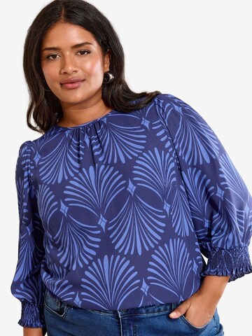 Friends Like These - Blusa en azul: frente