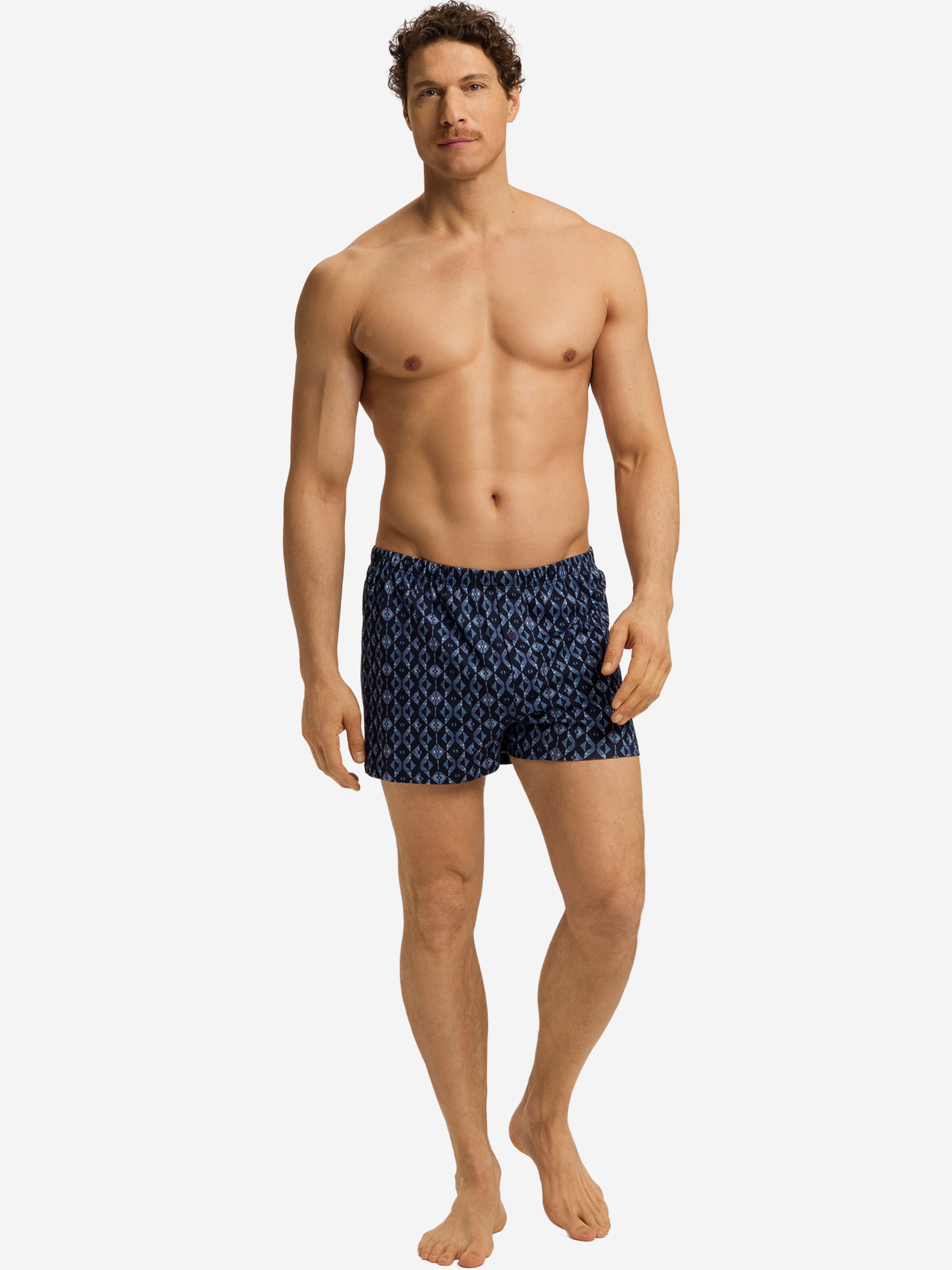 Boxers ' Cotton Sporty ' Hanro en bleu