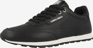 Baskets basses 'Plume' Candice Cooper en noir : devant