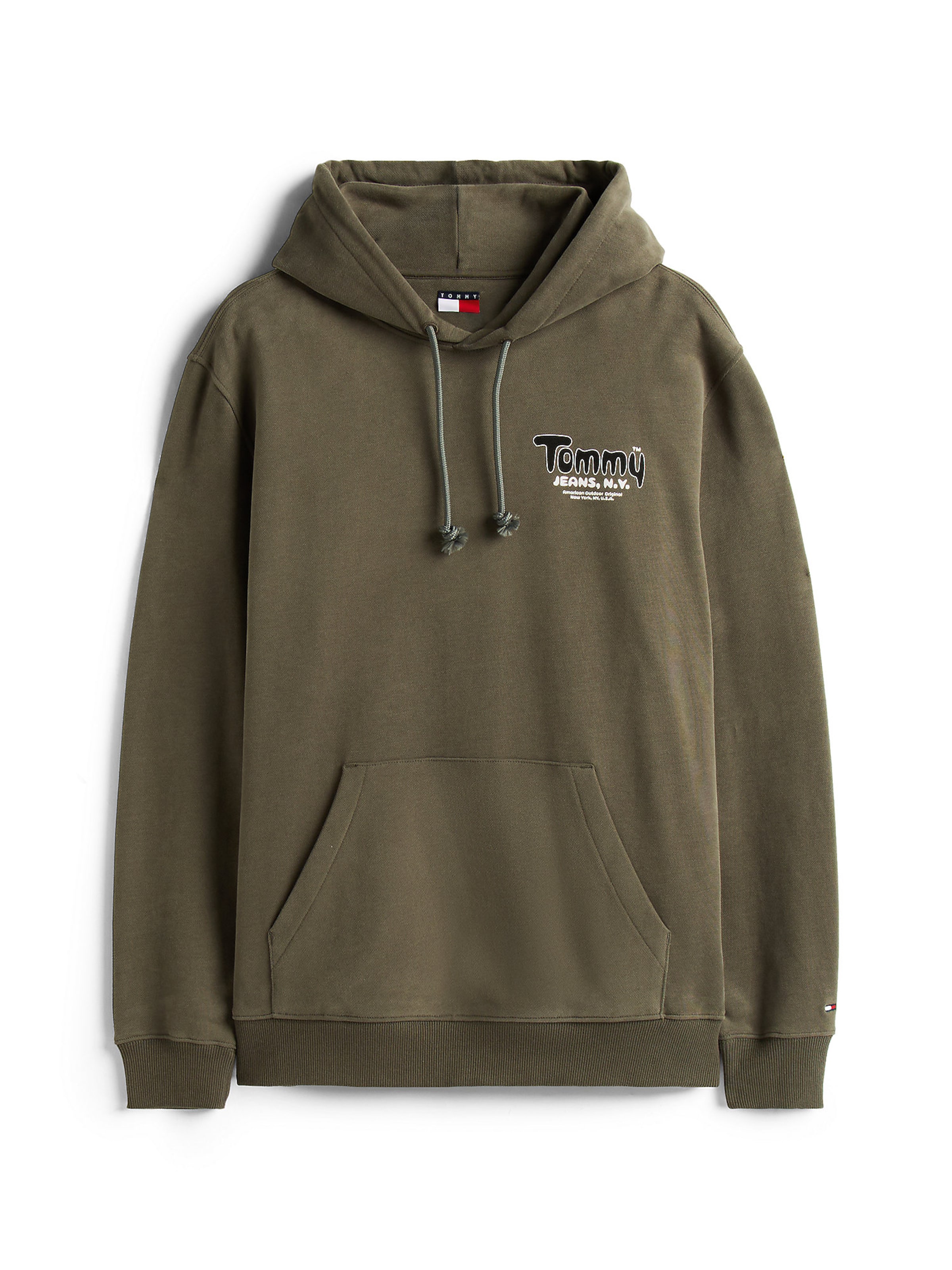 Tommy Jeans Sweatshirt in Green: front