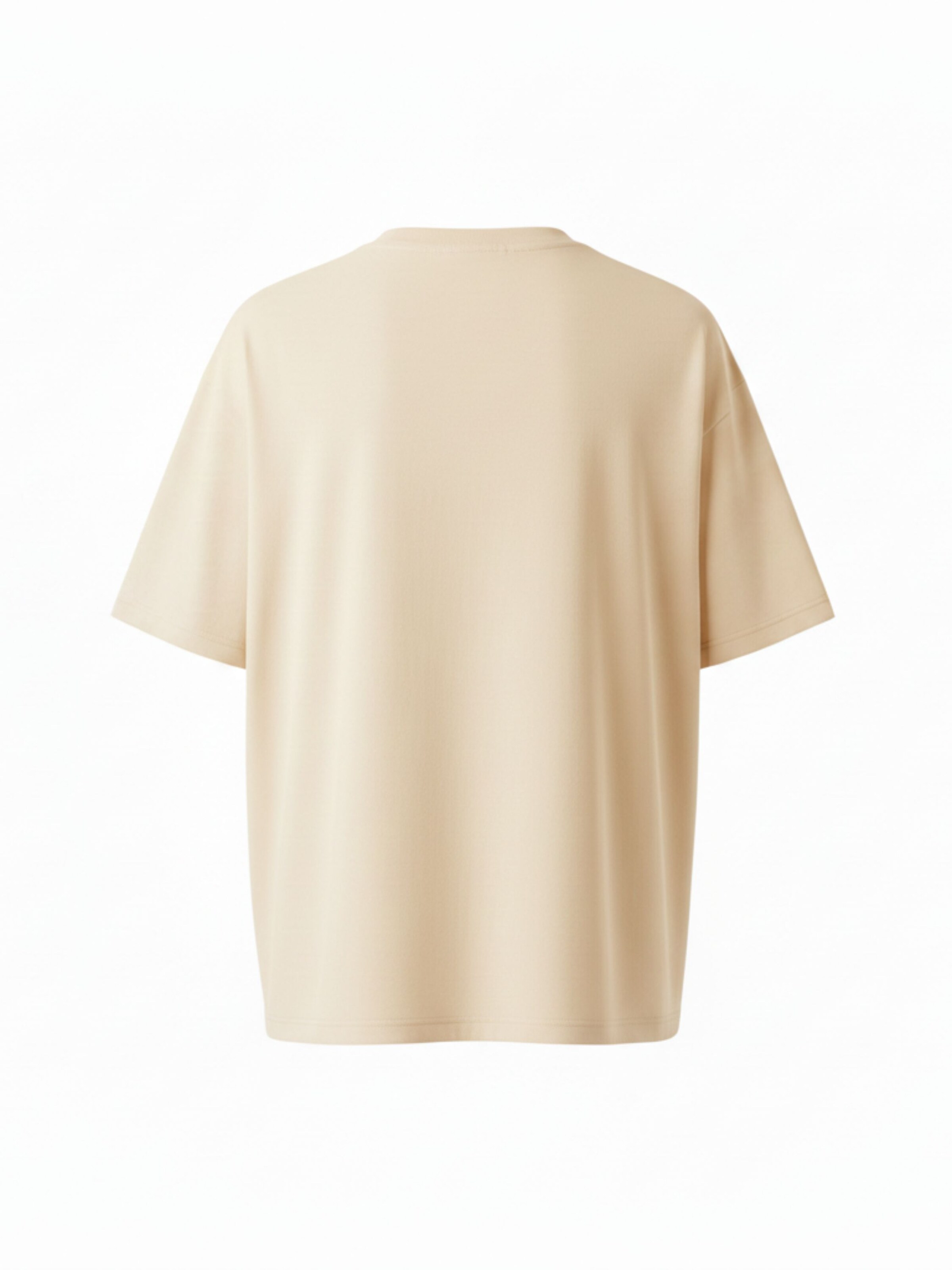 T-shirt 'Kiss me' WEARABLE STORIES en beige