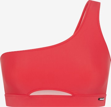 CHIEMSEE Bikini Top in Red: front