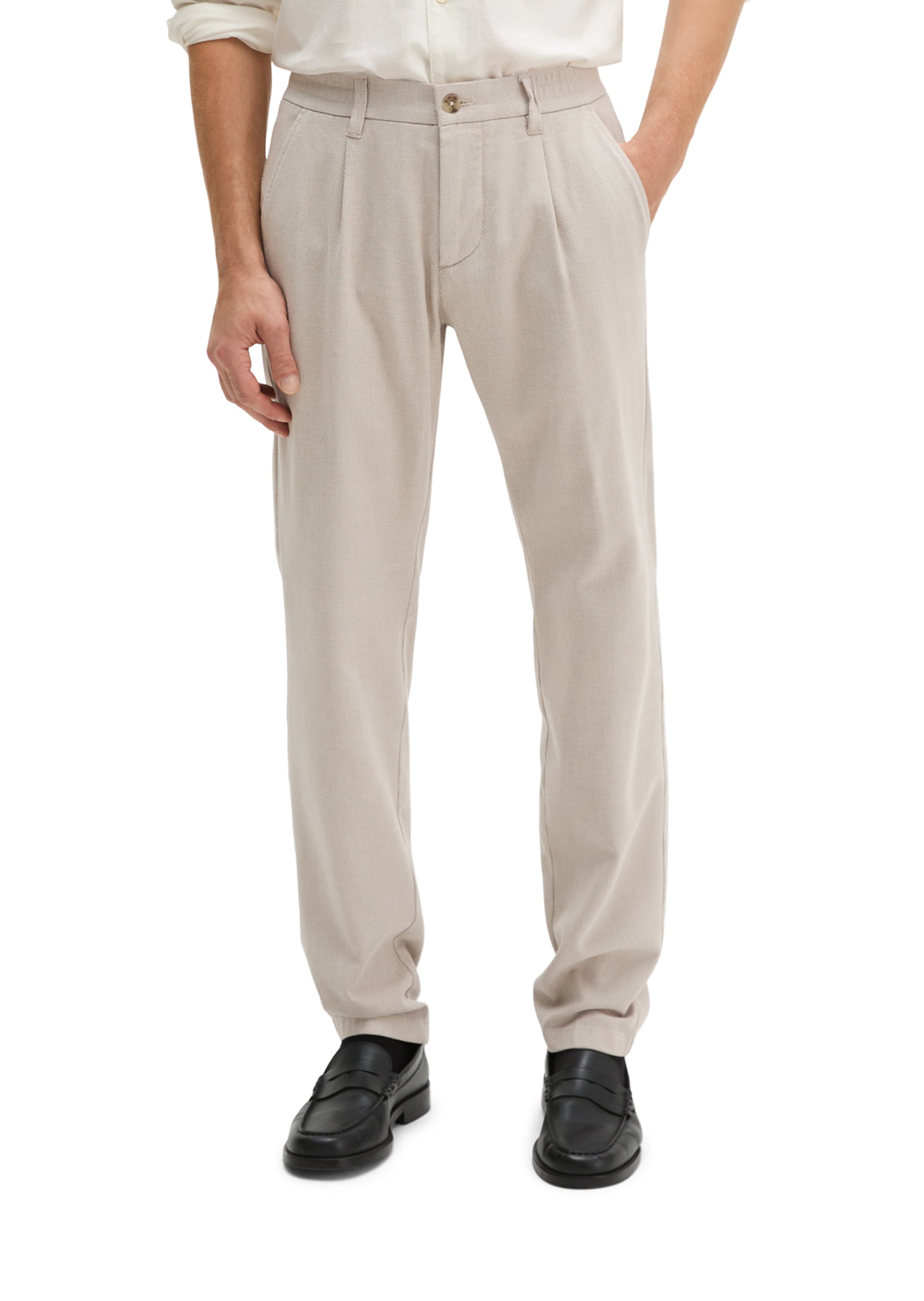 Marc O'Polo Slimfit Chinohose in Beige: Vorderseite