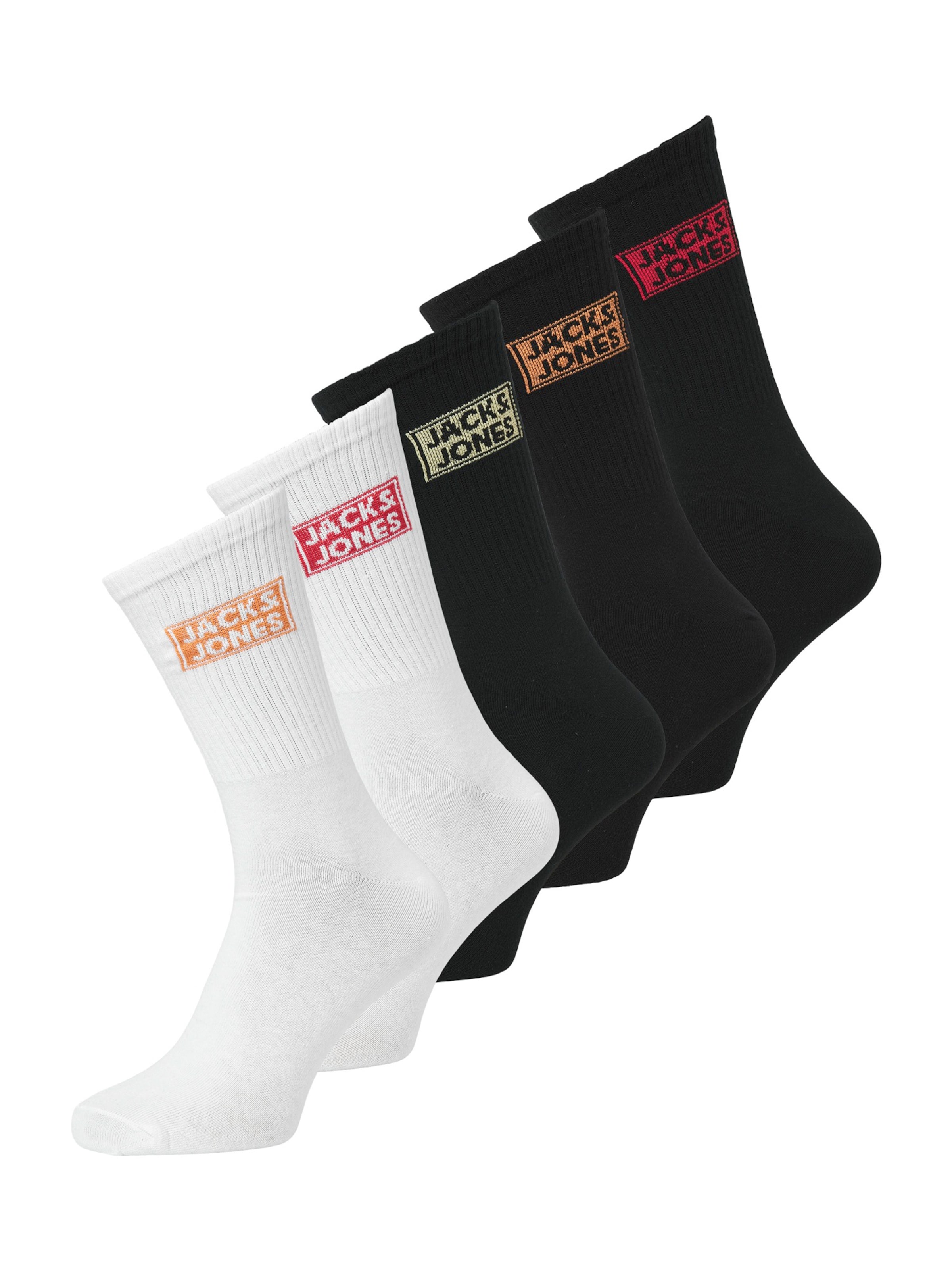 Jack & Jones Junior - Calcetines 'JACDAZE' en negro: frente