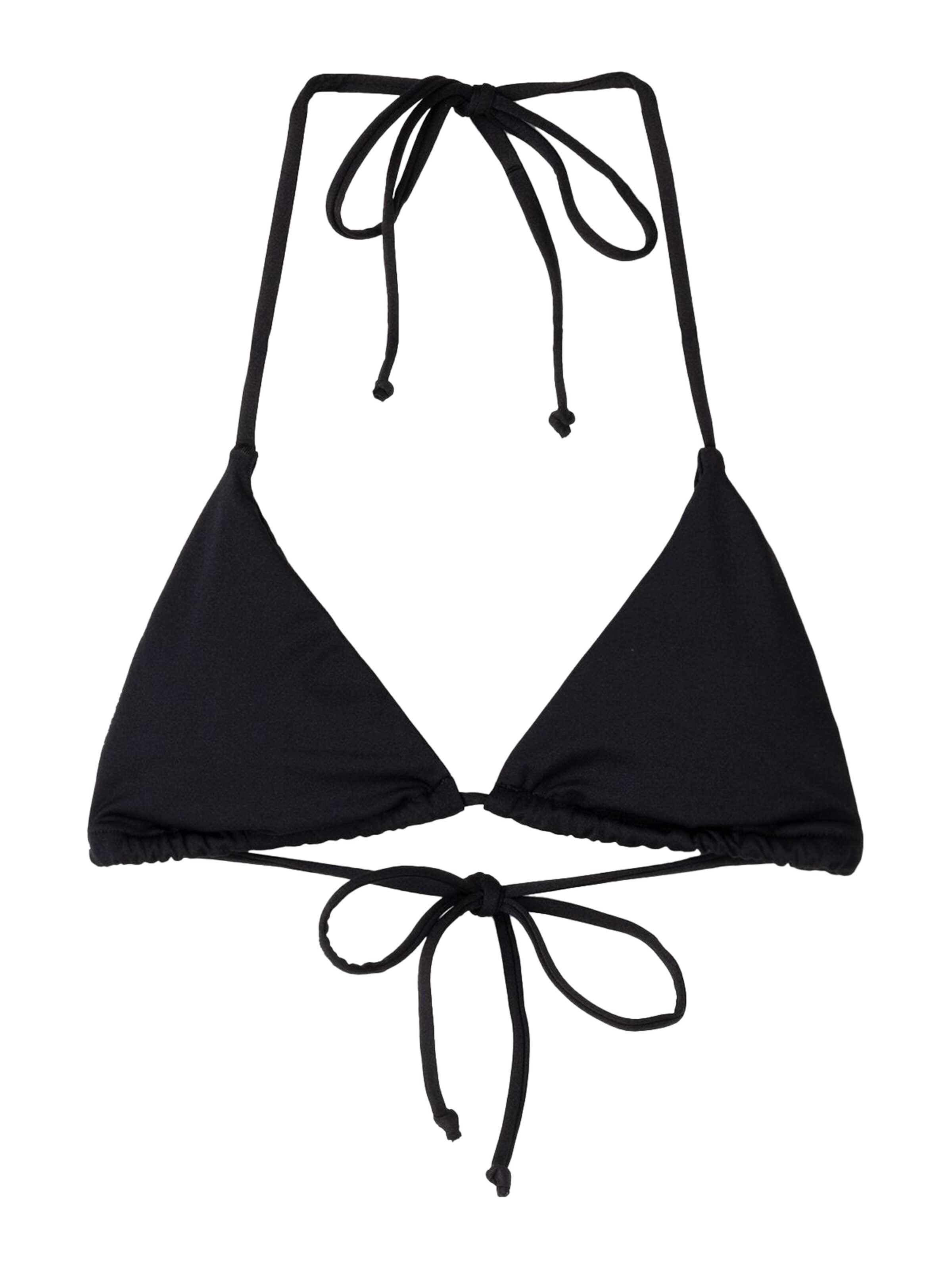 Triangolo Top per bikini di Bershka in nero: frontale