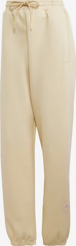 Effilé Pantalon de sport ADIDAS BY STELLA MCCARTNEY en beige : devant