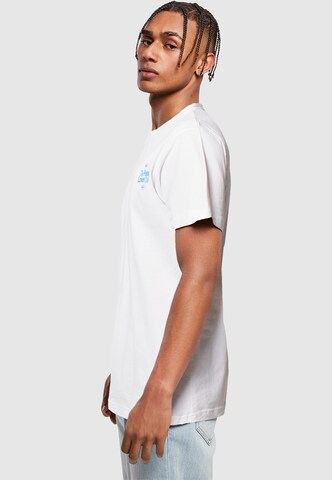 T-Shirt 'The Pasta Lover Club' Mister Tee en blanc