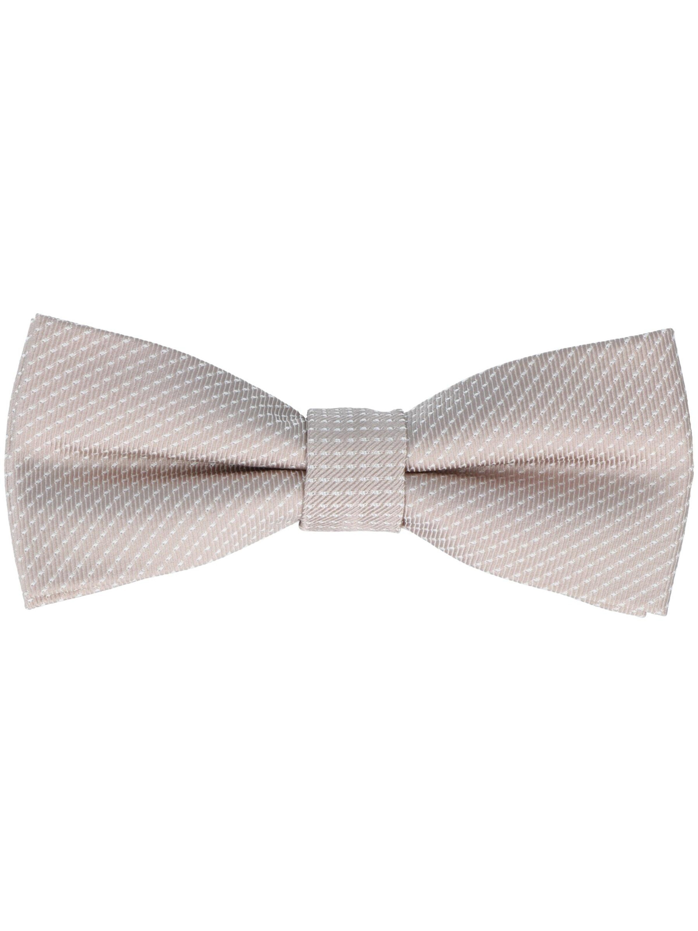 WILLEN Bow Tie 'Tupfen' in Beige: front