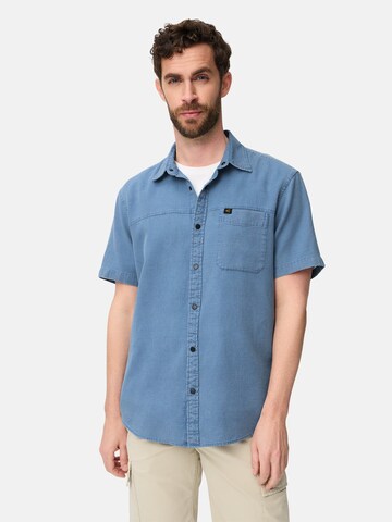 CAMEL ACTIVE Regular fit Button Up Shirt in Blue: front