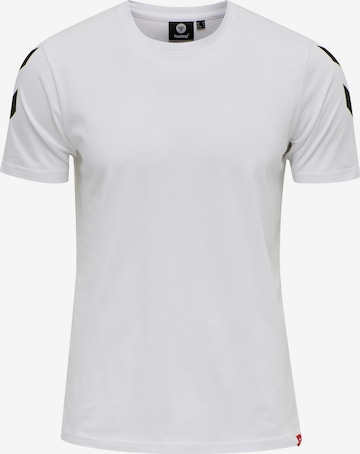 T-Shirt fonctionnel Hummel en blanc : devant