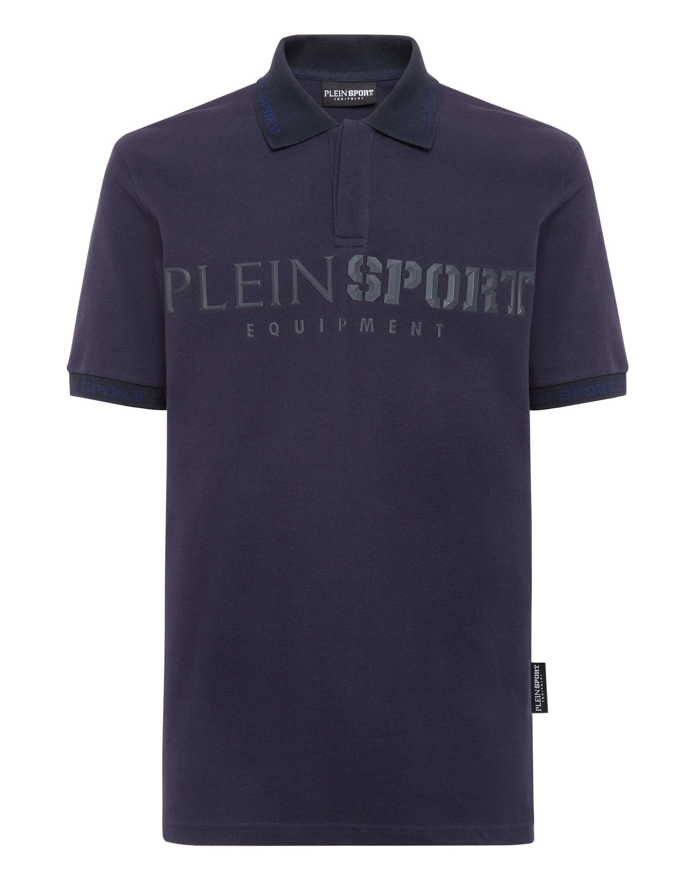 Plein Sport Poloshirt 'Statement' in Blau: Vorderseite